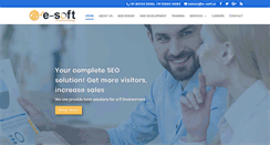 Desktop Screenshot of e-soft.in